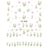 Pegatinas 3D Estampadas de Tulipanes para Uñas Flor de Uña Decorativa Estéreo ins Patrón Pequeño de Primavera en Stock