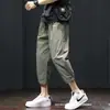 Pantalones jogger clásicos simples de color liso versátiles para hombre de verano, pantalones deportivos casuales modernos y a la moda para hombres jóvenes