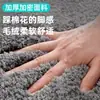 Suministro exclusivo transfronterizo de alfombrillas de baño de felpa de pelo largo altamente absorbentes, alfombrillas antideslizantes para inodoro, alfombrillas para pies de dormitorio y alfombrillas resistentes a la suciedad para puerta de entrada