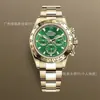 Comercio Electrónico Transfronterizo Popular Daytona Tres Ojos Seis Pines Reloj Mecánico Cronógrafo Multifunción Luminoso Acero Inoxidable Correa Calendario