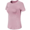 Camiseta feminina justa e elástica para exercícios físicos transfronteiriços, respirável, de secagem rápida, fashion, justa, para ioga