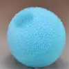Leite de Limpeza Facial de Farinha Bola Espumante para Limpeza Facial com Ranhura Esponja de Poliuretano Bola Esponjosa Espumante