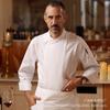 Mono de chef de alta gama para hombre, de invierno, de manga larga, para hotel, restaurante, restaurante occidental, traje de cocina para hornear estampado