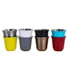 Procesamiento y Personalización de Tazas de Café Aisladas de Doble Pared, Tazas Creativas de Acero Inoxidable, Vasos de Agua para el Hogar, Vasos para Bebidas Frías, Jugos y Cerveza