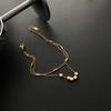 Pulsera Cuadrada Pequeña Geométrica Tridimensional Simple para Hombres y Mujeres Sentido de Alta Gama ins Nicho Hip-hop Pulsera de Acero de Titanio Accesorios Europeos y Americanos
