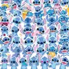 Pegatinas de Princesa Congelada de Mickey Pegatinas de equipaje de Marvel Stitch Pegatinas de dibujos animados decorativas INS para diario