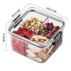 Pote Hermético de Grau Alimentício para Uso Doméstico Combinação Transparente Pote de Armazenamento de Cozinha Grãos Cereais Lanches Produtos Secos Garrafa Caixa de Armazenamento