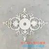 Luminária de gesso mosaico estilo francês, luminária de gesso mosaico decoração estilo europeu design de teto