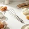 Batidor de Acero Inoxidable, Batidor Profesional para Cocina, Agarre Ergonómico, Batidores de Alambre Globo para Cocinar, Mezclar, Batir Huevos, Crema, Salsas