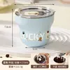 Taza Mini Portátil de Acero Inoxidable 304, Taza de Café de Dibujos Animados Linda de la Suerte, Taza para Beber Doméstica