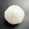 Pompones de imitación de pelo de conejo rex en stock para ropa, zapatos, sombreros, accesorios, llaveros, colgantes para bolsos, materiales para manualidades, juguetes de peluche y muñecas