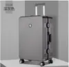 Maleta de Carrito Pequeña Color Caramelo Fresco Marco de Aluminio 20-22-24-26 Maleta de Viaje de Moda Venta al por Mayor