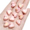 5 Acrílico Colorido Serie Leche Doble Cara Goteo de Aceite Tamaño Pequeño Cuentas de Amor Pulsera DIY Hecha a Mano Accesorios de Decoración con Cuentas