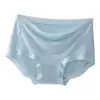 Roupa íntima feminina 50S Modal de Alta Elasticidade, Forro de Algodão na Virilha, Cintura Média, Sem Costura, Tamanho Grande, Shorts Triângulo Finos, Peça de Baixo Respirável