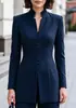 2026 Nuevo Traje Pequeño Europeo y Americano con Cuello Alto y Cintura Ajustada para Mujer de Color Sólido Ajuste Delgado Temperamento Commute Profesional Ropa Exterior