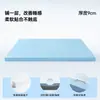 Colchón Pequeño Azul de Espuma Viscoelástica para Dormitorio Estudiantil, Colchón Individual Suave, Esterilla Especial para Viviendas de Alquiler, Protector de Cama Tatami