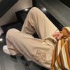 Pantalones rectos para hombre, primavera y verano 2023, nueva marca de moda, pantalones deportivos para niños, pantalones casuales holgados de pierna ancha estilo americano.