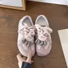Zapatillas planas de estilo alemán ugly-cute para mujer, nuevo modelo otoño 2026, chic, nicho, versión coreana, de piel, versátiles, deportivas