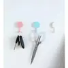 Ganchos Adhesivos Redondos de Colores Macaron para Colgar en la Pared, Ganchos de Pared sin Taladro para Colgar Llaves, Ganchos Autoadhesivos