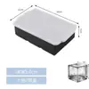 Molde para Cubitos de Hielo Grandes Transfronterizo Bandeja de Hielo de Silicona de Grado Alimenticio Caja de Almacenamiento de Hielo Bandeja de Cubitos de Hielo para Refrigerador Doméstico Caja