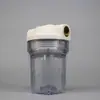 Garrafa de filtro de dente de cobre de 5 polegadas e 4 pontos, válvula de alívio de pressão espessada, dedução interna americana de 6 pontos, garrafa de filtro transparente AS