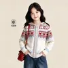 TUTU Elefantinho Roupas Infantis Jeans Forrado com Fleece para Meninas Coleção Inverno 2026 Calças Infantis de Pernas Curvas para Crianças Maiores