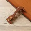 Pente de Sândalo Dourado de Dentes Largos para Modelagem de Cabelo, Pente de Madeira Grande de Dentes para Uso Doméstico, Pente de Madeira Personalizável para Barracas de Mercado