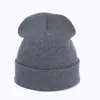 Gorro de Lana Acrílica de Amazon para Hombres y Mujeres, Gorro de Punto Pullover Otoño e Invierno Europeo y Americano, Gorro de Punto Plano Color Caramelo
