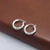 Al por mayor Plata de Ley 925 Cruz Hombres y Mujeres Pareja Personalizado Moderno Punk Japonés y Coreano Vintage Plata Aretes Anillo Pendientes