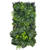 Planta Verde Simulada Cabezal de Puerta Decoración Interior Fondo Césped de Plástico Flores Falsas