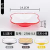 Vajilla de restaurante de comida rápida, juego de cuencos pequeños para platos, cuenco de melamina comercial estilo chino para arroz al vapor de autoservicio para comedores de fábrica, plato de comida rápida