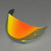 Visor para Casco X14 Compatible con Cascos Z7 Cwr1 Rf1200 X-Spirit Nxr Visor Galvanizado para Uso Diurno y Nocturno
