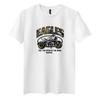 Camiseta de manga corta para hombre Explosivo 2025 Nueva Moda de Verano Marca Moda para Hombre Top de Media Manga Moda Cuello Redondo T