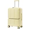 Maleta de apertura frontal estilo japonés de alta gama Maleta con ruedas con contraseña pequeña, ligera y multifuncional estilo coreano para viajes