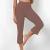 Pantalones de Yoga Ajustados Europeos y Americanos Transfronterizos de Secado Rápido para Fitness Pantalones de Invierno Fruncidos Cortos para Correr al Aire Libre Pantalones de Yoga Deportivos