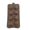 Stock Listo Molde de Silicona para Chocolate Charola para Hielo Molde para Gelatina Pudín Dulces
