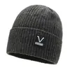 Gorro de lana de punto para hombre, resistente al frío, para exteriores de invierno, Gorro cálido de chenilla con forro polar para estudiante, con protección para las orejas, Moderno