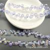 Contas Soltas de Cristal Xingtai Aurora Furo Horizontal Acessórios para Pulseira DIY Contas de Vidro Popular Cristal Fino Contas de Morango