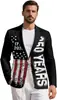 Comercio Exterior Transfronterizo Chaqueta de Traje para Hombre Casual de Negocios Traje Ajustado Manga Larga Chaqueta de un Solo Botón Abrigo Fiesta Boda