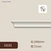 Línea de PU Alta Densidad Superficie Lisa Línea de Esquina Villa Minimalista Francesa Techo Autoconstruido Cornisa Imitación Yeso Superficie Lisa Línea C