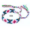 Popular en Europa y América: Pulseras Tejidas Arcoíris Hechas a Mano en Estilo Étnico Nepalí, Venta al por Mayor de Joyería