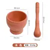 Molino Manual Multifuncional Anti-Grano de Madera Herramienta Trituradora PP Molinillo de Especias Jengibre Picadora de Ajo Casera Molinillo de Hierbas Medicinales