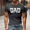 LA CAMISETA ESTAMPADA THE MAN THE MYTH THE LEGEND para hombre, nuevo diseño transfronterizo, cuello redondo
