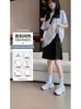 Pantalones cortos de maternidad para verano, pantalones de pierna ancha de seda de hielo fina para uso al aire libre, pantalones cortos deportivos de maternidad, ropa de maternidad talla grande para mujeres de talla grande