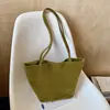 Bolsa tote estilosa e única para mulheres, grande capacidade, nova coleção outono 2026, bolsa saco leve, adequada para o dia a dia, bolsa de ombro feminina