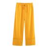 Aliexpress Exportación Transfronteriza Ropa Europea y Americana 2025 Verano Nuevo Camisa de Manga Larga Tops Casual Pantalones Rectos de Pierna Ancha