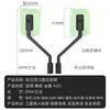 Espejo Retrovisor para Vehículo Eléctrico Adecuado para Yadi Aima Tailing Mavericks Bicicleta Eléctrica Reflector Cuadrado Espejo de Reversa