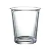 Copo de Vidro Transparente Criativo e Esteticamente Agradável com Design Único, Copo Simples para Chá de Leite e Bebidas, Copo de Café de Alta Transparência, Personalizável com Logo