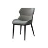Cadeira de jantar doméstica simples moderna Arte de couro Cadeira de jantar de luxo leve e confortável Cadeira de maquiagem minimalista Sala de estar Cadeira de sala de jantar de alta classe