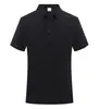 220g Nueva Camisa Polo de Algodón Puro Manga Corta con Cuello de Solapa Estilo Verano Ropa de Trabajo Transfronteriza para Hombres y Mujeres con Logo Impreso Camisas Publicitarias